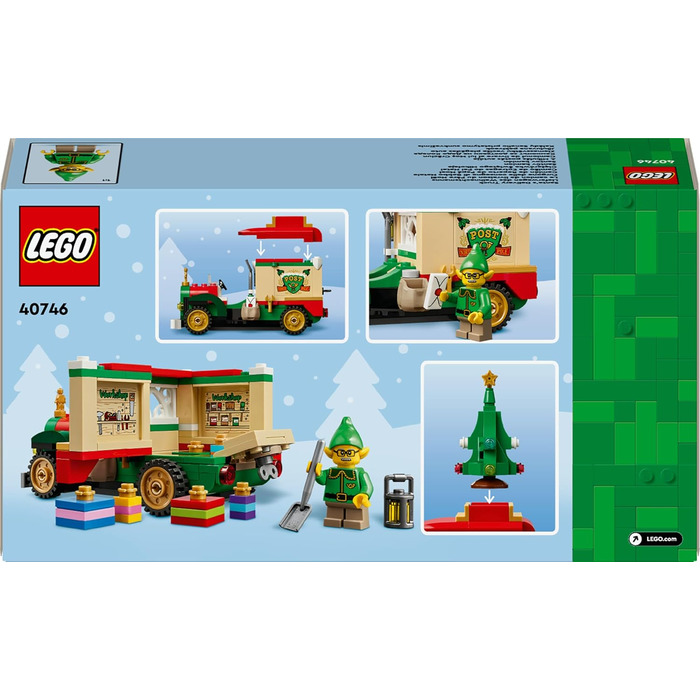 Конструктор LEGO Santa’s Delivery Truck 40746, 224 деталі, різдвяна вантажівка