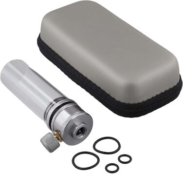 Головка газового ліхтаря для кемпінгу з регульованою яскравістю, конструкція з алюмінієвого сплаву та скла, сумісна зі стандартними накручуваними газовими балонами з ізобутаном