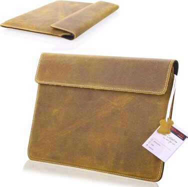 Шкіряний чохол для ноутбука MOELECTRONIX REAL підходить для Dell Latitude 7320 захисний шкіряний чохол Slim Tab з магнітним застіб