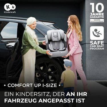 Дитяче автокрісло Kinderkraft COMFORT UP I-SIZE, дитяче автокрісло, дитяче автокрісло, автокрісло для дітей 76-150 см, 5-точкові р