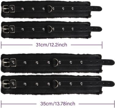 Набір бондажів Hallowa бондажі обмеження секс з наручниками манжети для ніг секс іграшки для ліжка БДСМ комплект постільний набір обмеження sm секс іграшки для початківців і пар екстремальний бондаж набір