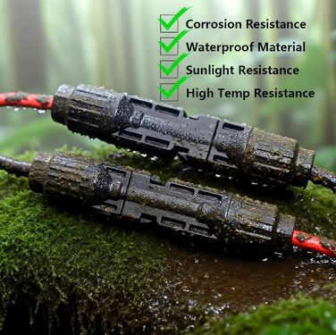 Кабель сонячної розетки на DC 8 мм з адаптером DC 7909 - 8020, кабель сонячної зарядки 14AWG, сумісний з Jackery Explorer 240/1000/2000 Pro Plus, Bluetti EB70/EB3A/AC200MAX, електростанцією Anker 535/555 (5 м).