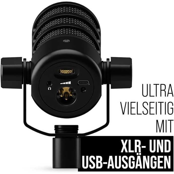 �DE PodMic Динамічний мікрофон-гучномовець XLR/USB для подкастингу, стрімінгу, ігор, виробництва музики та створення контенту PODM
