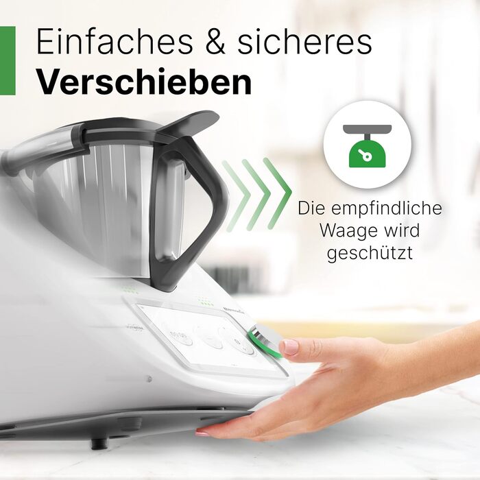 Виготовлений з високоякісного металу, підходить для Thermomix TM6 & TM5 - ідеальний аксесуар, що підходить для Thermomix в антрацитово-сірому кольорі (Anthracite-grey TouchPRO)