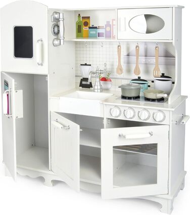 Дерев&39яна кухня Leomark Велика ретро-кухня з дерева - Велика старовинна - Дитяча кухня Ігрові кухонні аксесуари Кухня Дитяча ігр