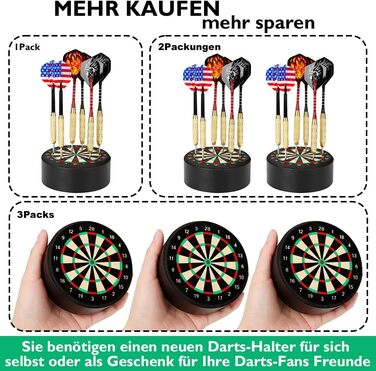 Міні-док для дротиків із сизалю 10 см - Підставка для дротиків Тримач для дротиків - Офіційна міні-репліка док-станції для дротиків - Зберігайте свої дротики будь-де 10 см 1