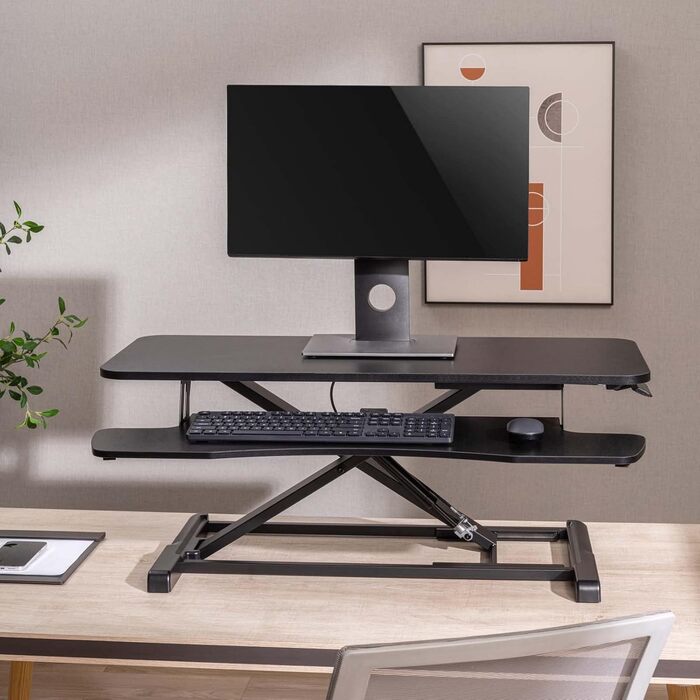 Підставка для столу Toboli з підставкою для клавіатури 95x40 см, регульована висота стільниці для ноутбуків 950x400x115500 мм