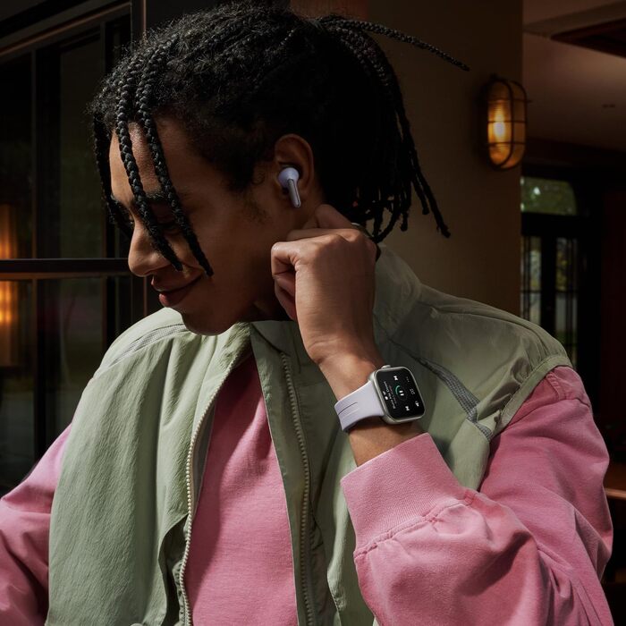 Розумний годинник XIAOMI Redmi Watch 5, відстеження спорту та фітнесу, 2.07-дюймовий AMOLED-дисплей, 24 дні роботи від батареї, понад 150 спортивних режимів, моніторинг серцевого ритму, відстеження сну, водонепроникність 5 атм, GPS, Android та iOS, срібля