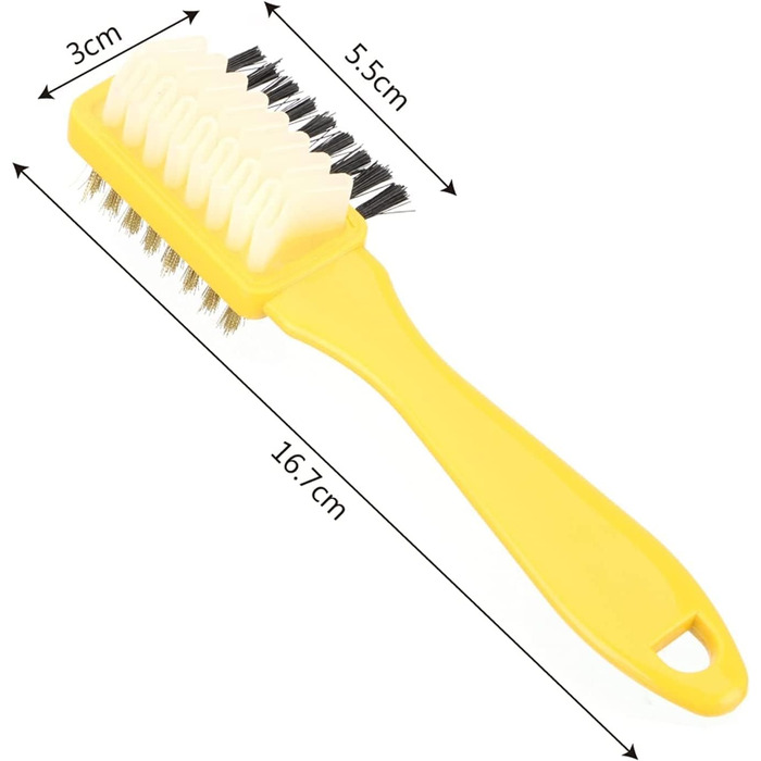 Щітка для взуття, щітка для взуття 3-в-1, замшеве взуття з нубуку, щітка для чищення черевиків, практичні щітки для сумочок, набір гумок, щітка для щітки