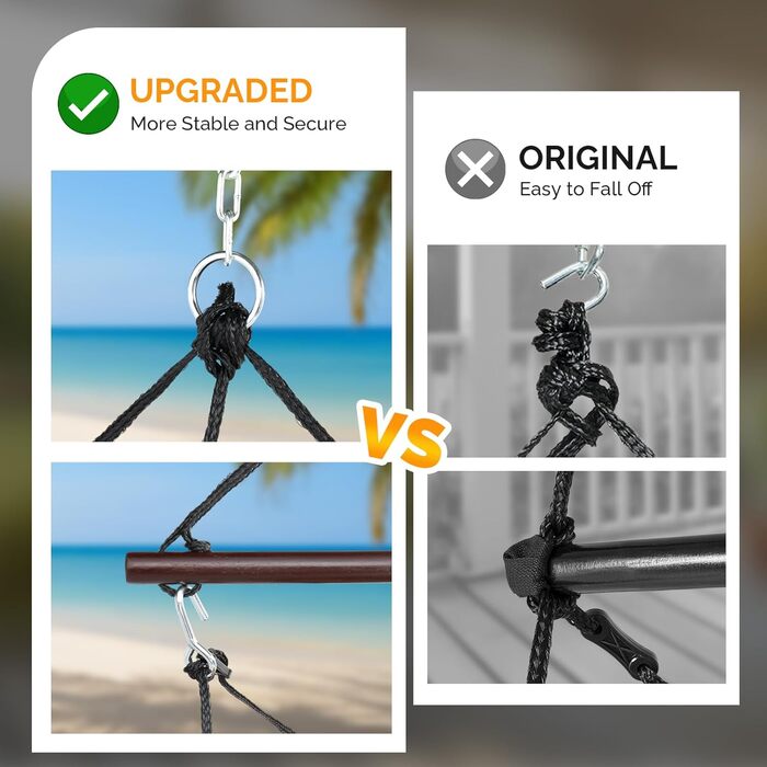 Гамак-надувне крісло з подушкою, тримач для напоїв, масив дерева, водонепроникне, для використання в приміщенні/на вулиці, для двору, саду, дерева, тераси, ганку, 113 кг (темно-синій)