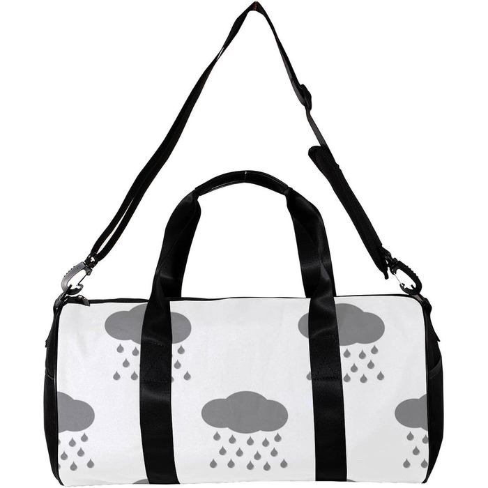 Спортивна сумка, маленька дорожня сумка, сумка для шопінгу та йоги, колір Сірий дощ, сумка для фітнесу на відкритому повітрі, ручна поклажа