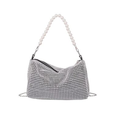 Клатч жіноча вечірня сумочка маленька блискуча сумочка елегантний весільний весільний клатч перлове намисто вечірні сумочки маленькі золоті срібні