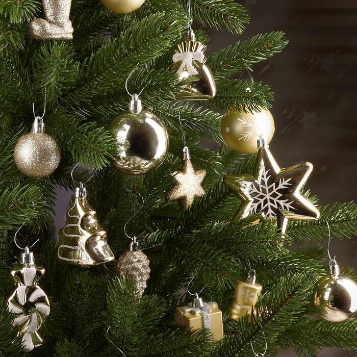 Набір різдвяних кульок 77 шт BRUBAKER