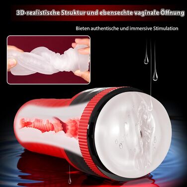 Мастурбатор YAWNSHE для чоловіків, електричний, з 7 рівнями щільності