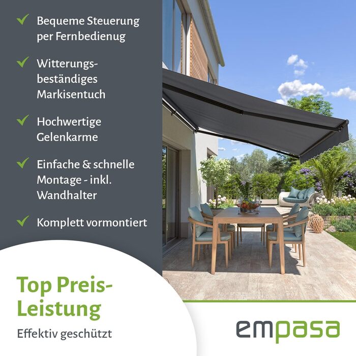 Електрична складна тентована