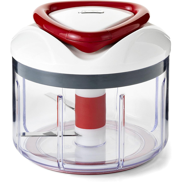 Інструкція з експлуатації універсального подрібнювача Zyliss E910015 Easy Pull, 750 мл, овочерізка, цибульна нарізка, подрібнювач для фруктів і овочів, з надзвичайно гострими лезами в запатентованому швейцарському дизайні 750 мл