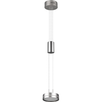 Світлодіодний торшер Trio Lights Franklin 426510208, Метал в т.ч. 35 Вт LED, зміна кольору, диммер (нікель-матовий, підвісний 1-полум'я)