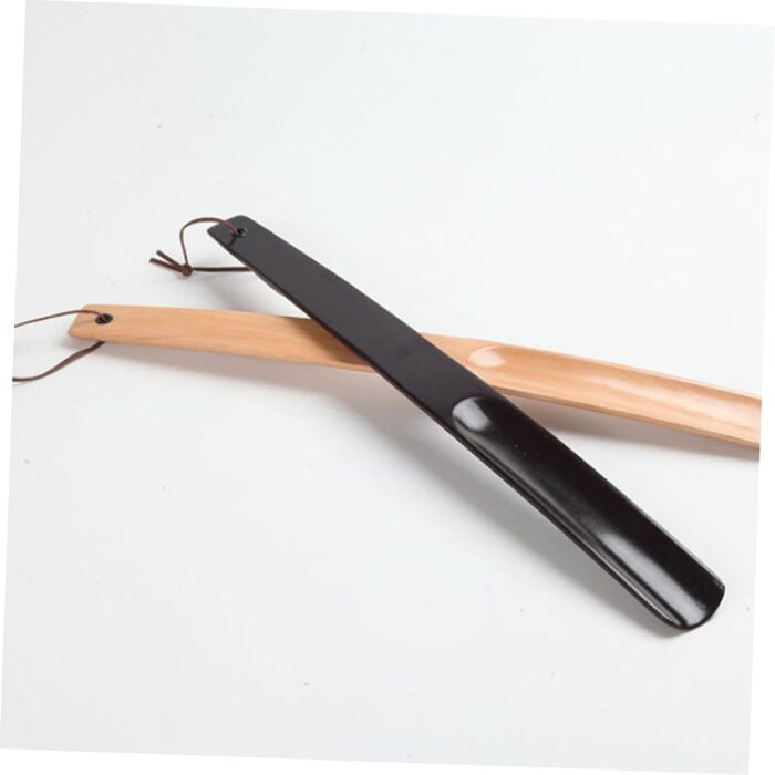 Дерев'яні черевики Shoehorn з масиву дерева Shoehorn Hotel Shoehorn Tool Корисний дерев'яний підйомник взуття Shoehorn Single Plugged Footwear, 2 шт.