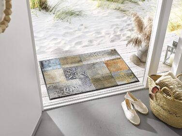 Килимок для дверей Tilea, що миється та сушиться, 60 x 85 см, для використання всередині та зовні приміщень, можна прати, 60 x 85 см (прямокутний)