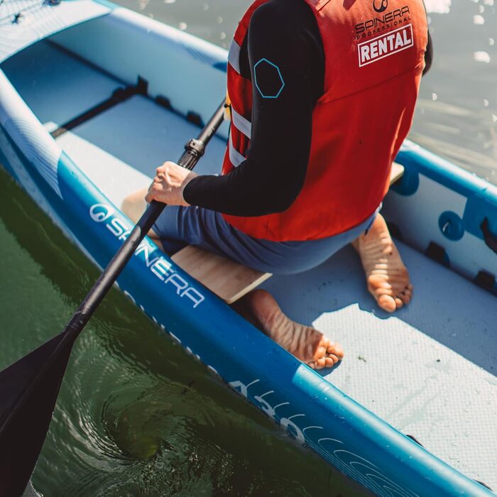 Каяк та каное Spinera Molveno для 1 та 2 осіб надувний технологія дропстібка стабільний та легкий для універсального використання, туризму також доступний у комплекті з сидіннями Molveno 430 (2 особи)