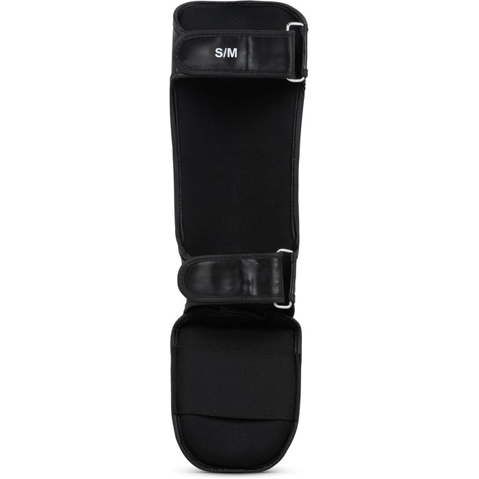 Щитки для гомілок BENLEE зі штучної шкіри Guardian чорного кольору, розмір L-XL, одинарні