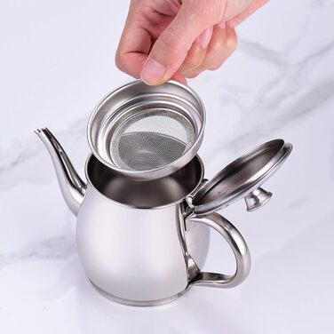 Дитячий набір для чаювання, 10,9 см, нержавіюча сталь, з довгим носиком, з чашками та підносом, розвиваючий ролевий набір для дошкільнят та початківців, для дитячого садка