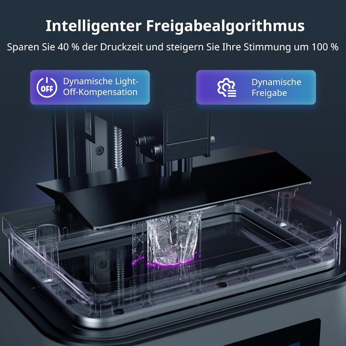 Принтер ANYCUBIC Photon Mono 4 Ultra 10K Resin, 7-дюймовий моноекран HD і джерело світла COB, швидкий друк 120 мм/год, інтелектуал