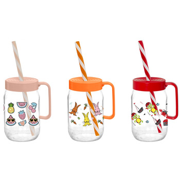 Чашка Herevin Decorated Mug-Mix-Double Colour Straw-SCT 370 мл (111761-300) (7025080)