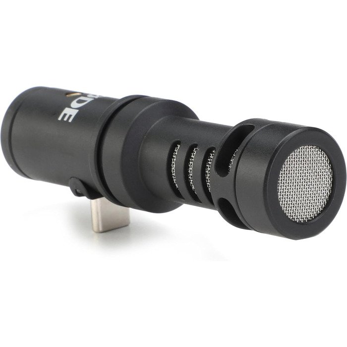 �DE VideoMic Me-C Компактний спрямований мікрофон для смартфонів з USB-C для запису відео та створення контенту на ходу, чорний