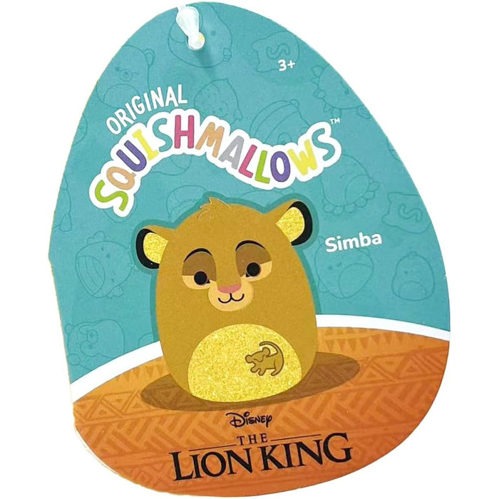 Сквішмелоу SQDI00548 - Сімба 20 см, офіційна плюшева іграшка Jazwares, суперм&39яка м&39яка іграшка