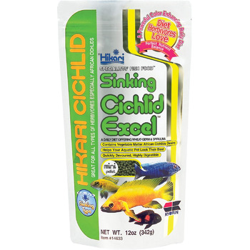 Гранули Hikari ML DWARF CICHLIST Excel Sinking Pellets для домашніх тварин, міні, 12 унцій (упаковка з 1)