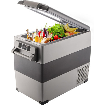 Портативний прохолодний ящик 55 л автомобільний холодильник 220 В міні-холодильник електрична морозильна камера невелика морозильн