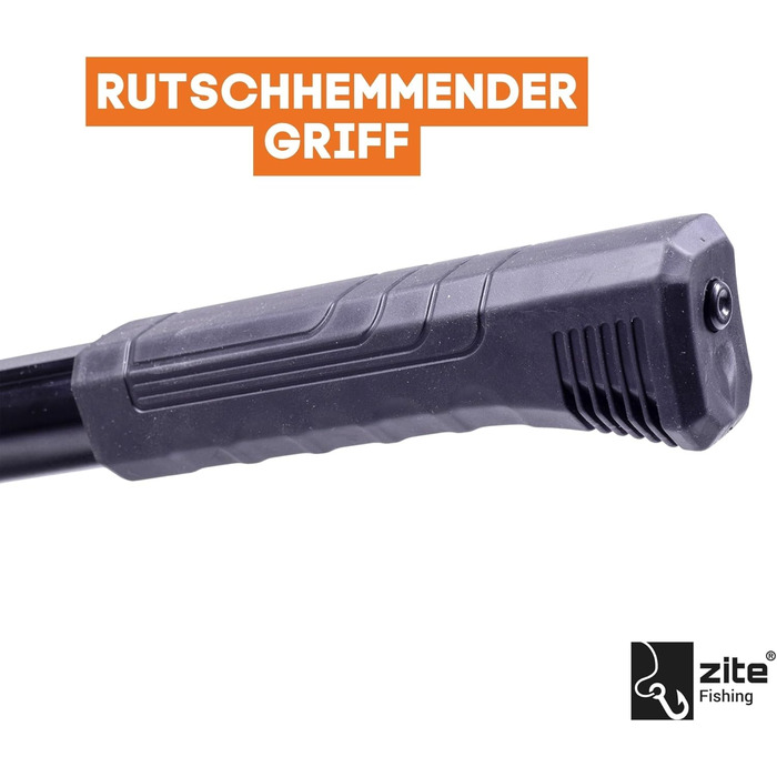 Підсак для лову щуки та судака Zite Fishing з гумовим покриттям та плечовим ременем - складний великий підсак для лову щуки та судака - 165 см 1. Підсак продається окремо