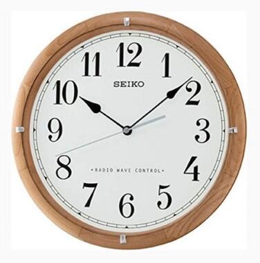 Настінний годинник Seiko QXR208Z, коричневе дерево (в'яз)