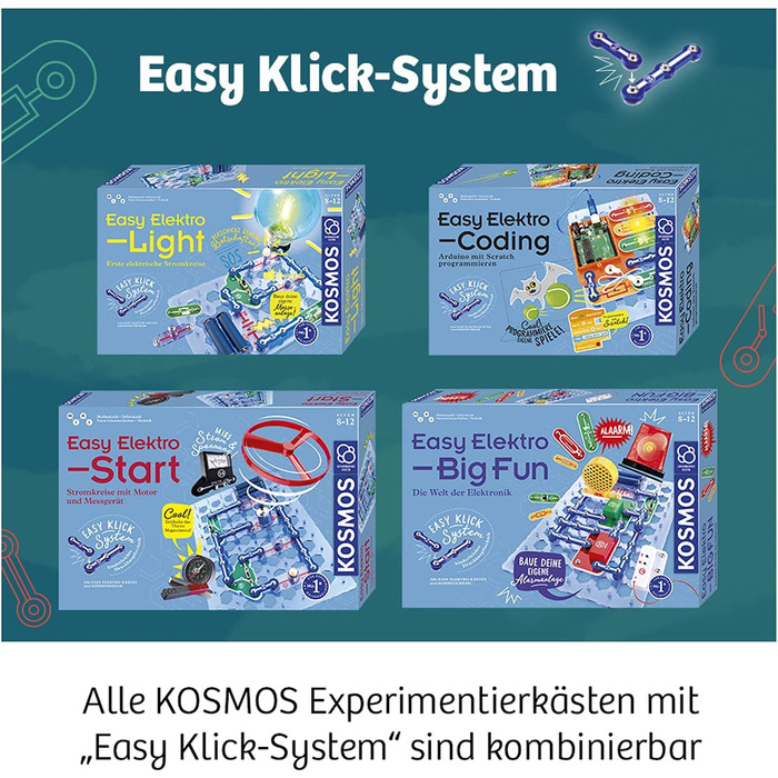 Набір для експериментів Easy Elektro Start KOSMOS, основи електрики