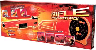 Комбінований набір Petron SURESHOT для дітей з помповою гвинтівкою та мішенню, помаранчевий/чорний (1 комплект)