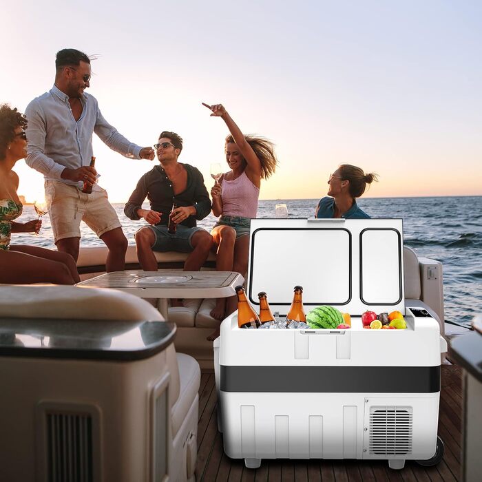 Холодильна камера LLIVEKIT, 40 л компресорна холодильна камера, міні-холодильник для автомобільної розетки, портативна морозильна