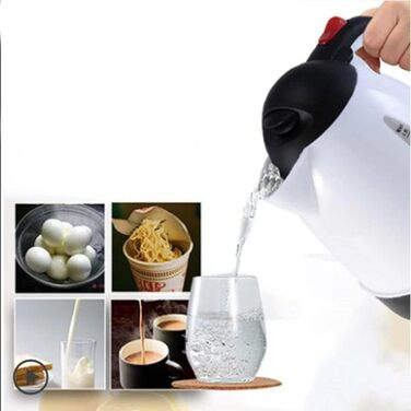 Автомобільний чайник гарячий чайник чайник з нержавіючої сталі 150 Вт чайник з підігрівом води 1л для пиття кави або дитячого харч