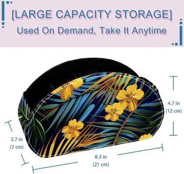 Тримач пульта дистанційного керування FNETJXF, органайзер для офісного столу, органайзер для олівців, сучасні тропічні рослини, квіти, пальмовий лист, багатофункціональний настільний органайзер Pattern 12046
