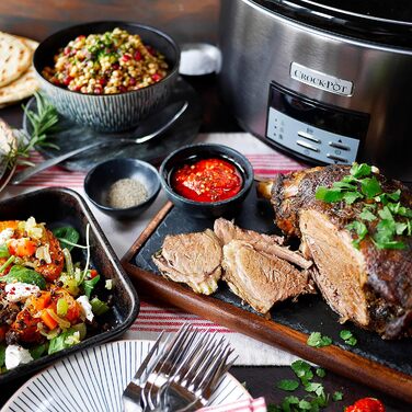 Цифрова мультиварка Crock-Pot Регульований час приготування 7,5 літрів (10 осіб) нержавіюча сталь CSC063 шт. 7,5 літрів нержавіюча сталь