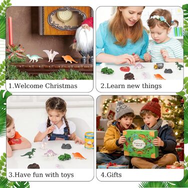 Адвент-календар OKYUK Світ динозаврів 2025, для дітей від 4 років