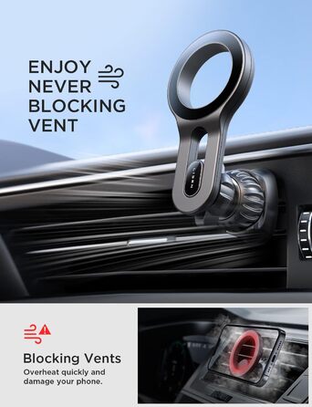 Тримач для мобільного телефону автомобільний Magsafe Автомобільне кріплення 20xN55 Ультра магнітний для мобільного телефону тримач