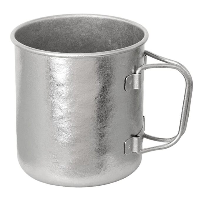 Надлегкий складний кемпінговий стаканчик об&39ємом 450 мл (70 г) для пікніків, активного відпочинку, подорожей, походів, сірого кольору