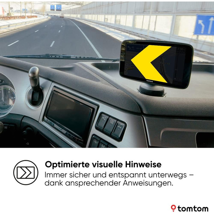 Навігаційна система TomTom Truck GO Expert Plus (7-дюймовий дисплей, ведення маршруту та точки інтересу для великих транспортних засобів, включаючи TomTom Traffic, карти світу, попередження про обмеження руху в режимі реального часу) 7-дюймовий одинарний 