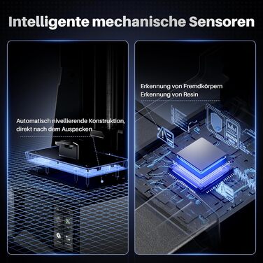 Принтер, 12K Mono LCD, висока швидкість друку 150 мм/год, нахил, камера AI, автоматичне вирівнювання, передача Wi-Fi, кришка Filp-