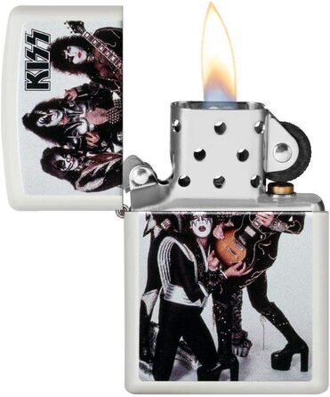 Кишенькова запальничка Zippo Kiss, біла, одного розміру