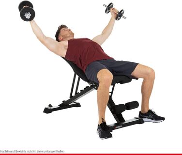 Силова лава HAMMER Force 2.0, похилий тренажер, регулювання кута нахилу, попередньо зібраний на 99, вантажопідйомність 200 кг, транспортні колеса, 123 x 52 x 120