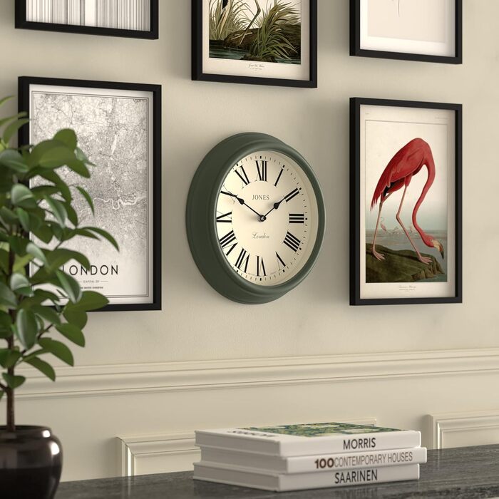 Венеціанський настінний годинник - Круглий настінний годинник - Класичний традиційний дизайн - Дизайнерський настінний годинник -