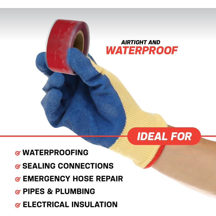 Рятувальна стрічка RP2562 Schwarz 20 Mil 12ft силіконова рятувальна стрічка