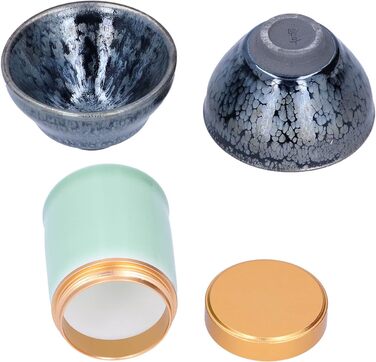 Елегантний керамічний чайний набір ручної роботи з 2 чашок та 1 скарбнички ідеальний вибір для поціновувачів чаю, як елемент декору або подарунок. Набір вирізняється витонченим, ручним виконанням.